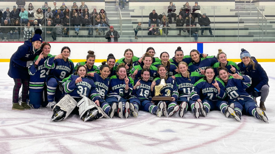 Varsity Girls Hockey Players 'Worked Like Crazy' to Repeat as NEPSAC Champions Williston